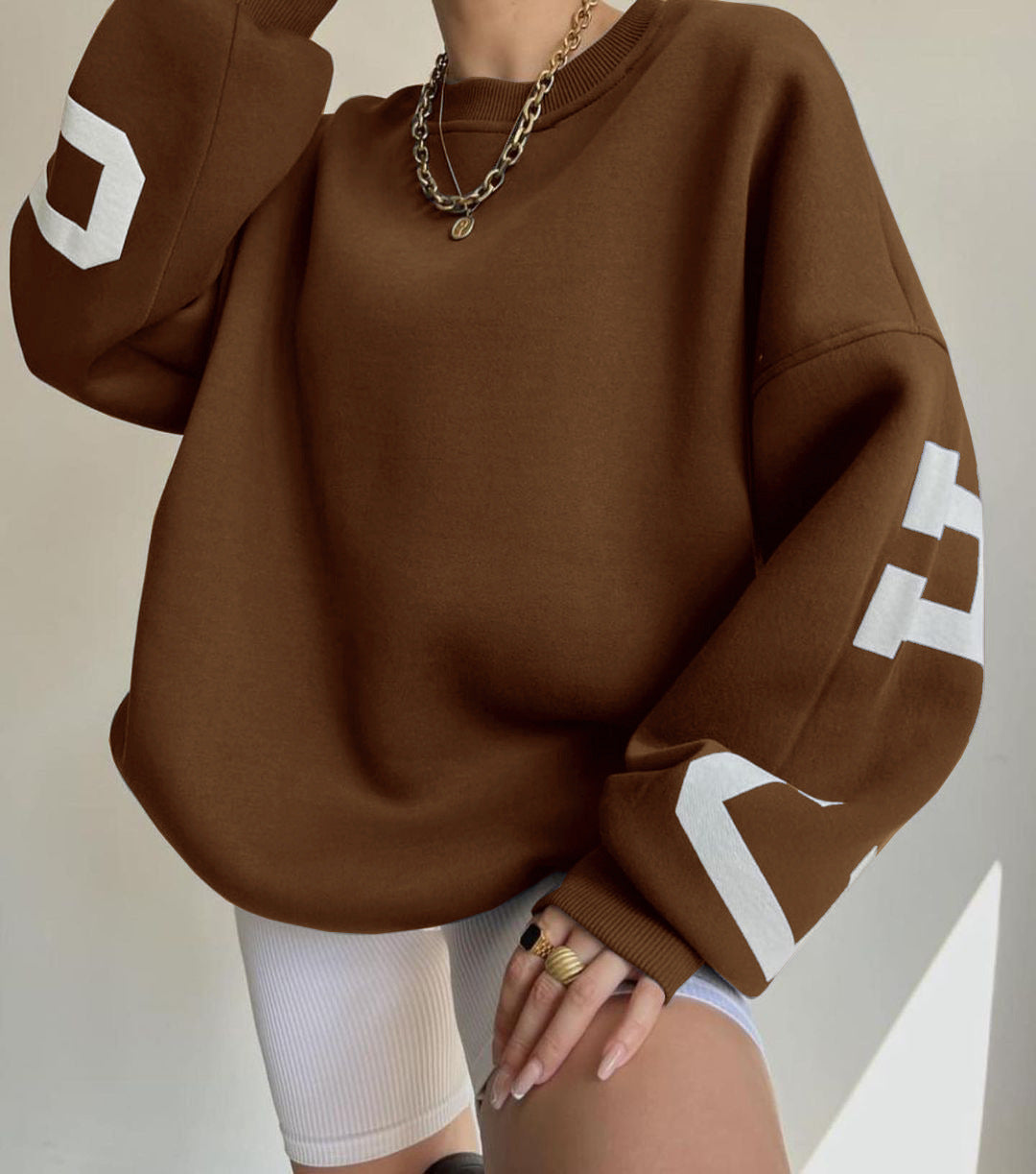 Michelle – Modischer Damenpullover mit Print