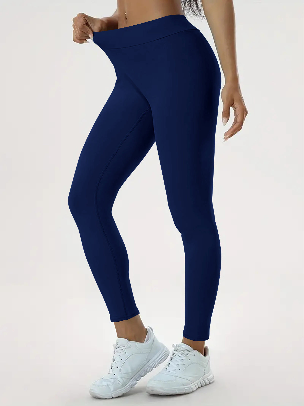 Sharon – Hochtaillierte Damen-Yogahose mit elastischem Bund