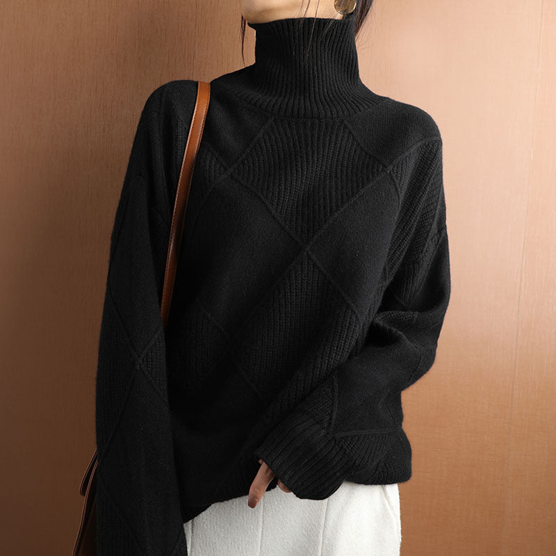 Linda – Langärmeliger Damenpullover für Herbst und Winter