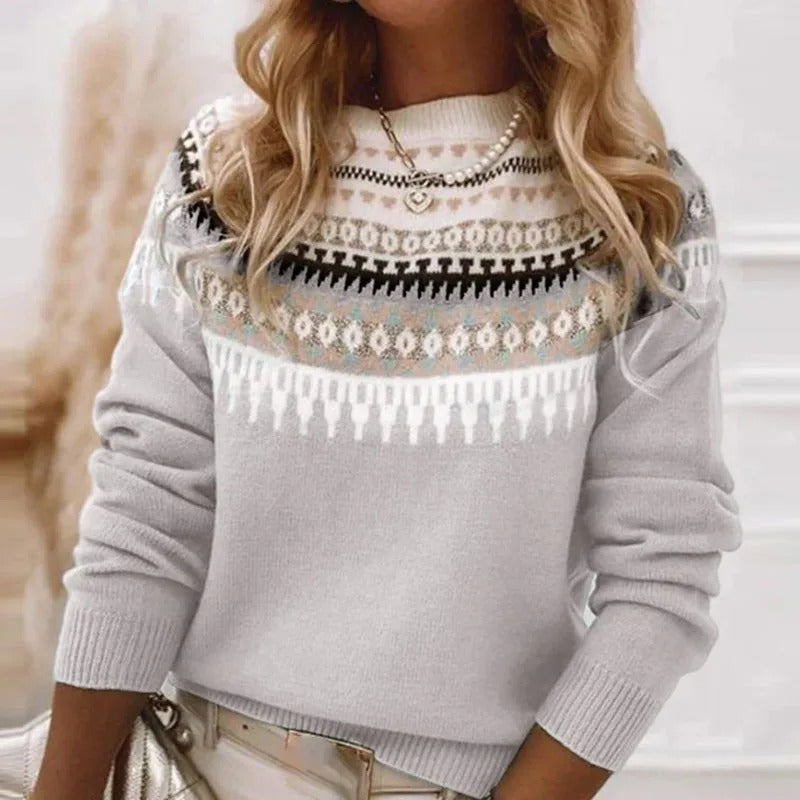 Sophia – Damen Strickpullover für Herbst und Winter