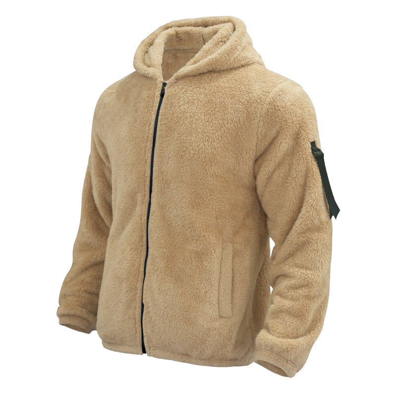 Leon – Herren-Fleecejacke mit Kapuze für Herbst und Winter