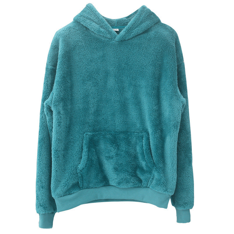 Neil – Doppelseitiger Herren-Sweater mit Kapuze und Taschen