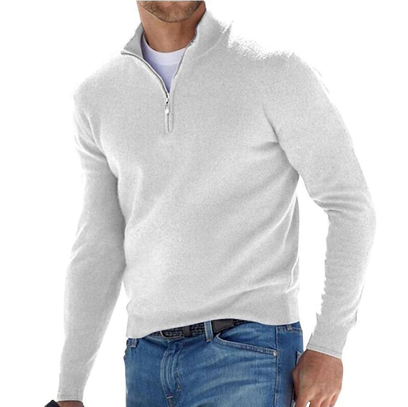 Robert – Langer Herren-Cardigan mit Knopfleiste für Herbst und Winter