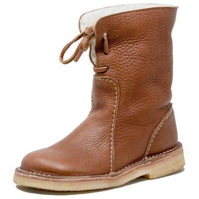 Sue – Damen Winterstiefel mit Kunstpelz und Schnürung