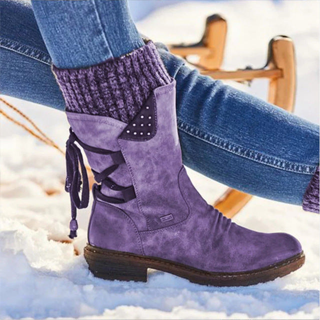 Lydia – Damen-Mid-Calf-Winterstiefel
