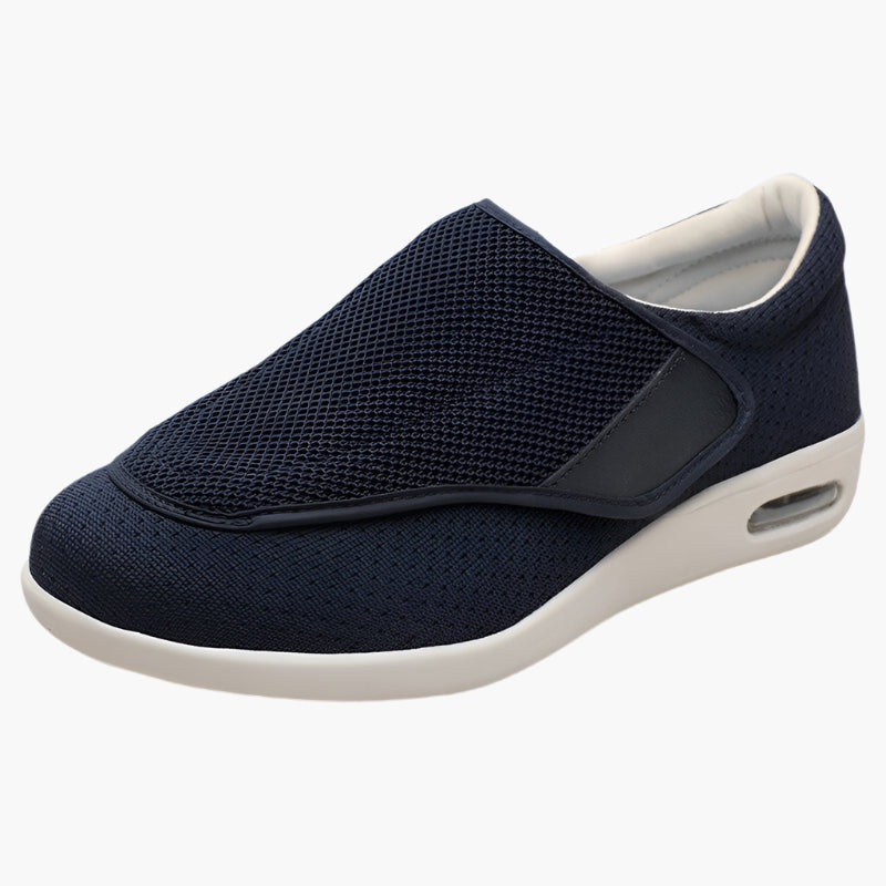 Herren Orthopädische Komfortschuhe für Diabetiker – Extra Weit & Einfacher Einstieg