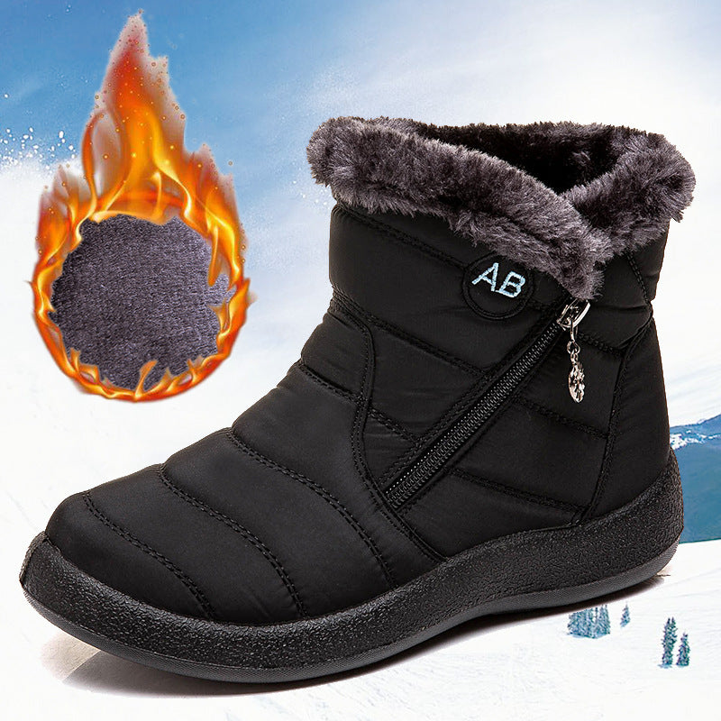 Nicola – Wasserdichte Damenstiefeletten mit Plüschfutter