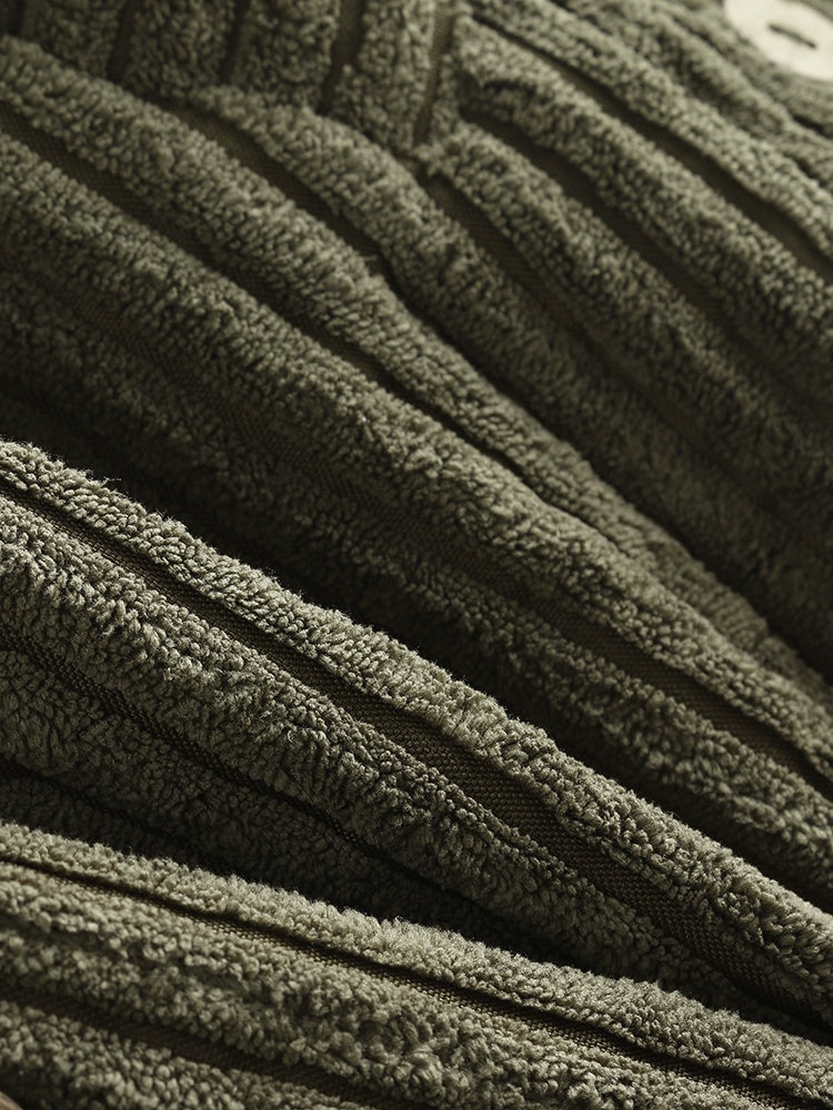 Clara - Bequemer Kapuzenmantel im Cord-Design