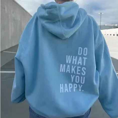Leonie - Damen Hoodie - Lässiger Streetstyle mit Schriftzug