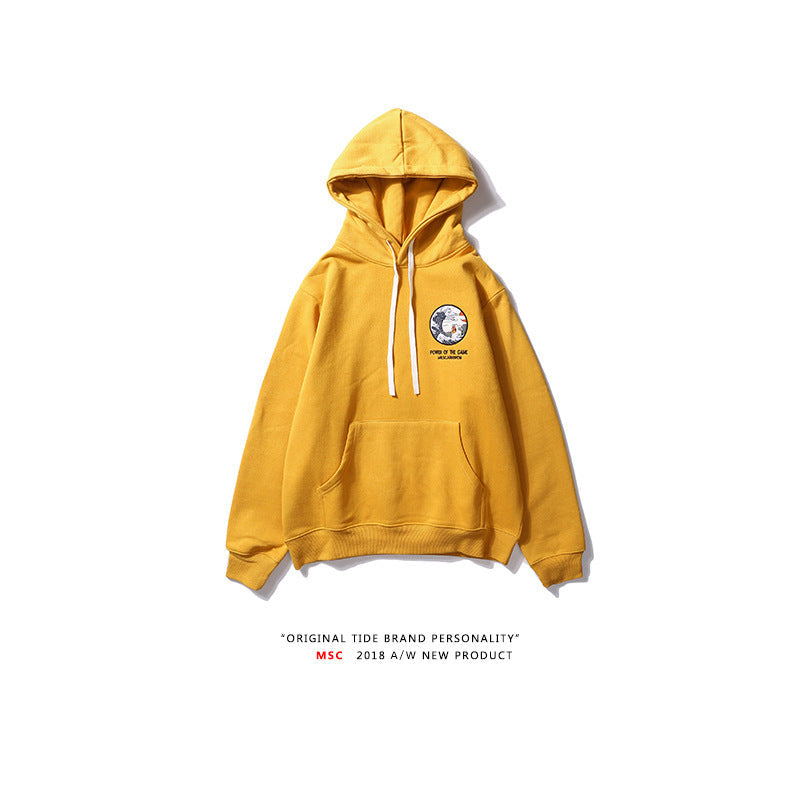 Simon – Retro-Hoodie mit Wellenmuster