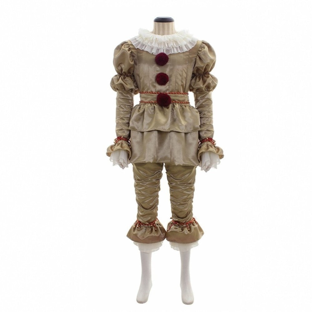 Halloween Damen Pennywise Clown Kostüm – Gruselige Verkleidung für Horror-Partys & Karneval