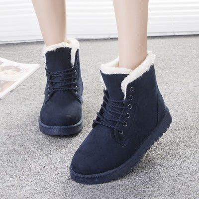 Karen – Winterstiefeletten mit Warmem Plüschfutter