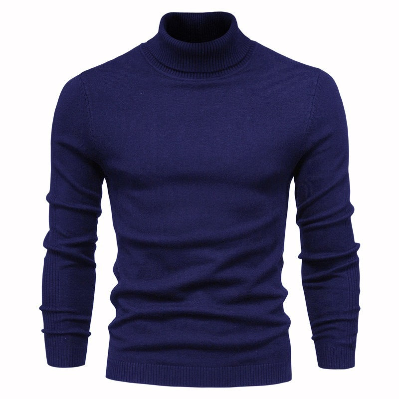 Frederick – Herren Strickpullover mit Hohem Kragen