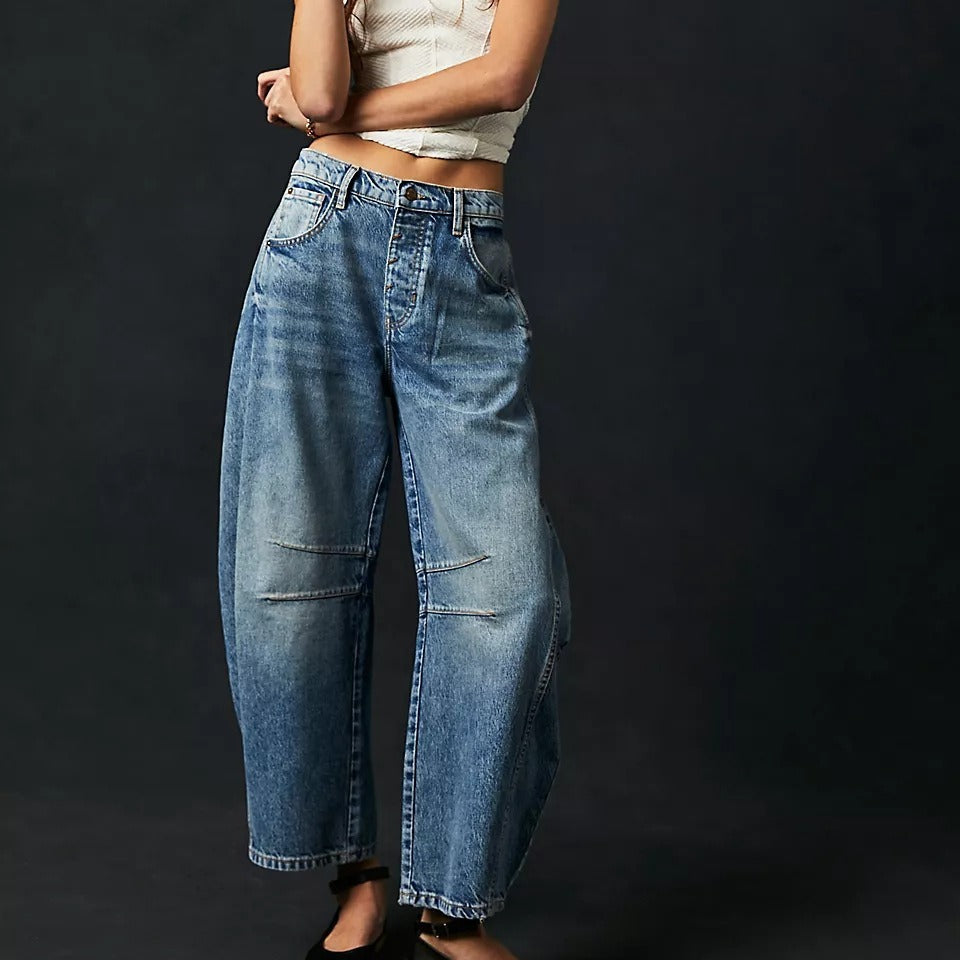 Marie – Weite Damenjeans mit hohem Stretchanteil