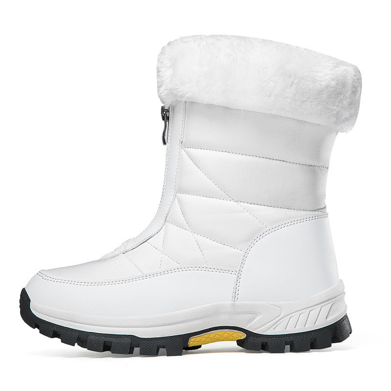 Janet – Leichte Damen-Schnürstiefel mit Reißverschluss