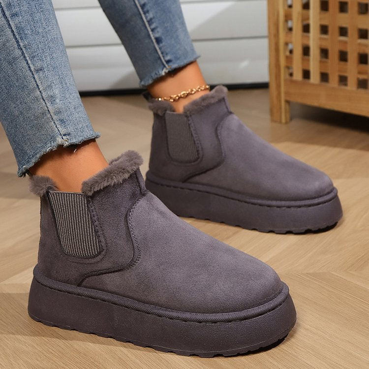 Leah – Modische Damen-Winterstiefel mit dicker Sohle