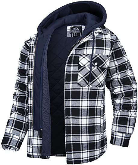 Nick – Herrenjacke mit Dickem, Gepolstertem Karomuster