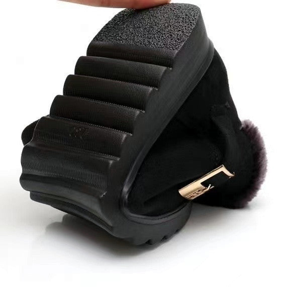 Anne – Warme Damenstiefel mit Plüschfutter und Reißverschluss