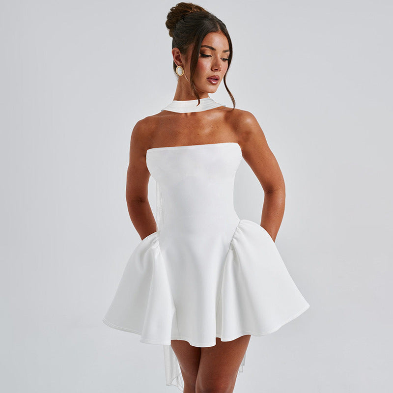Andrea – Sexy Tube Top Kleid mit Reißverschluss
