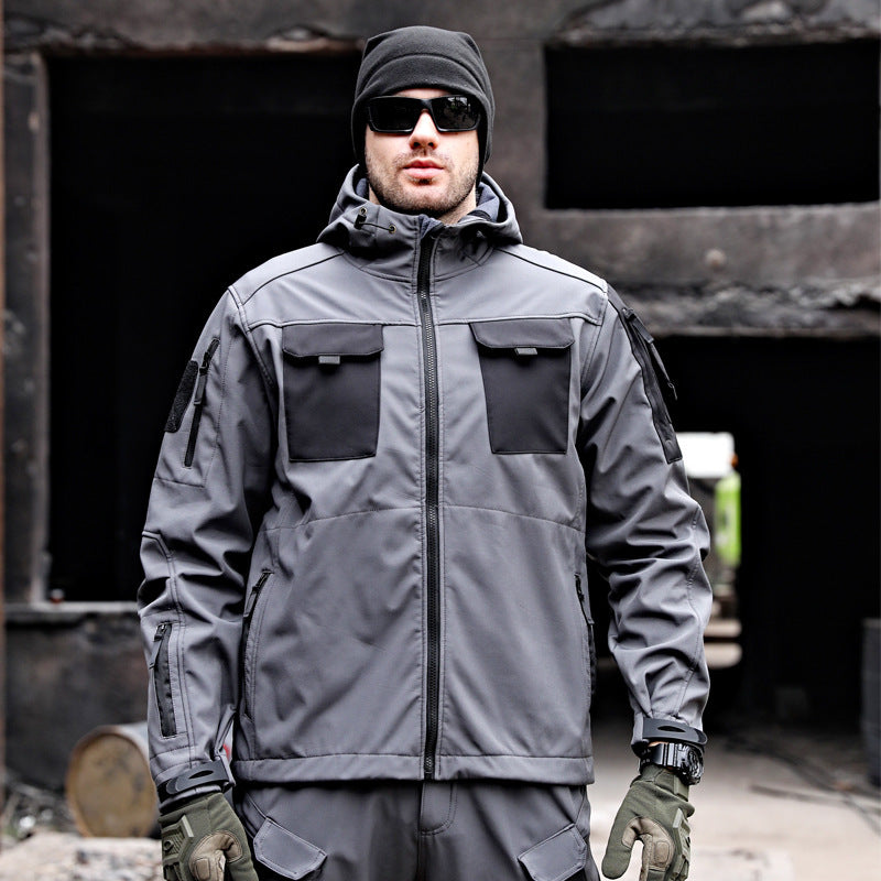 Victor – Taktische Softshelljacke Wasserdichter Outdoor-Windbreaker