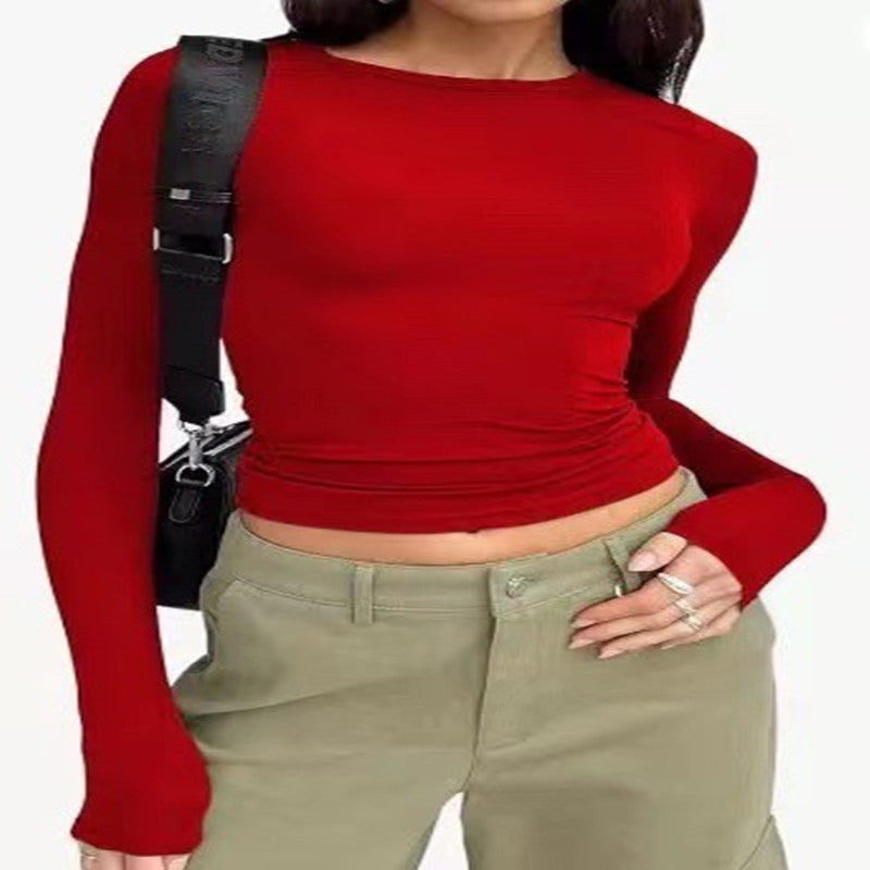 Joanne – Schlanker Damenpullover mit langen Ärmeln