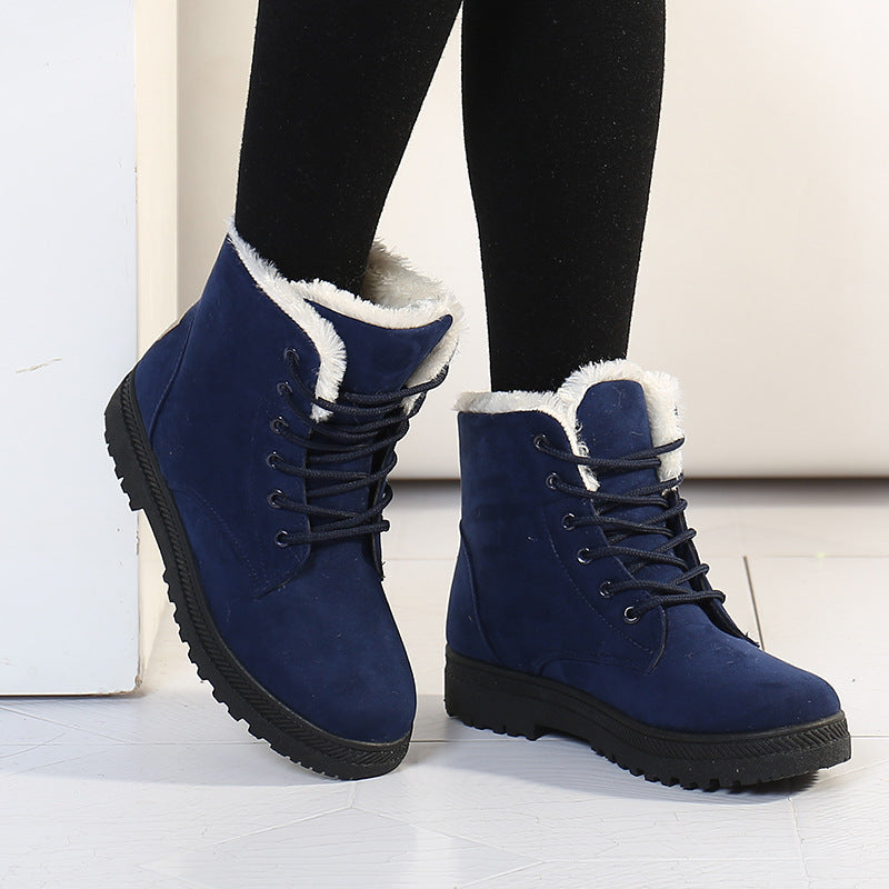 Linda – Warme Damen Schneestiefel mit Plüsch
