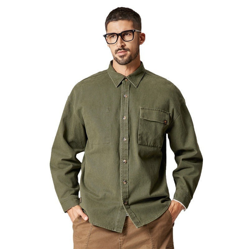 Jeff – Herbst Arbeitsjacke für Herren aus schwerer Baumwolle
