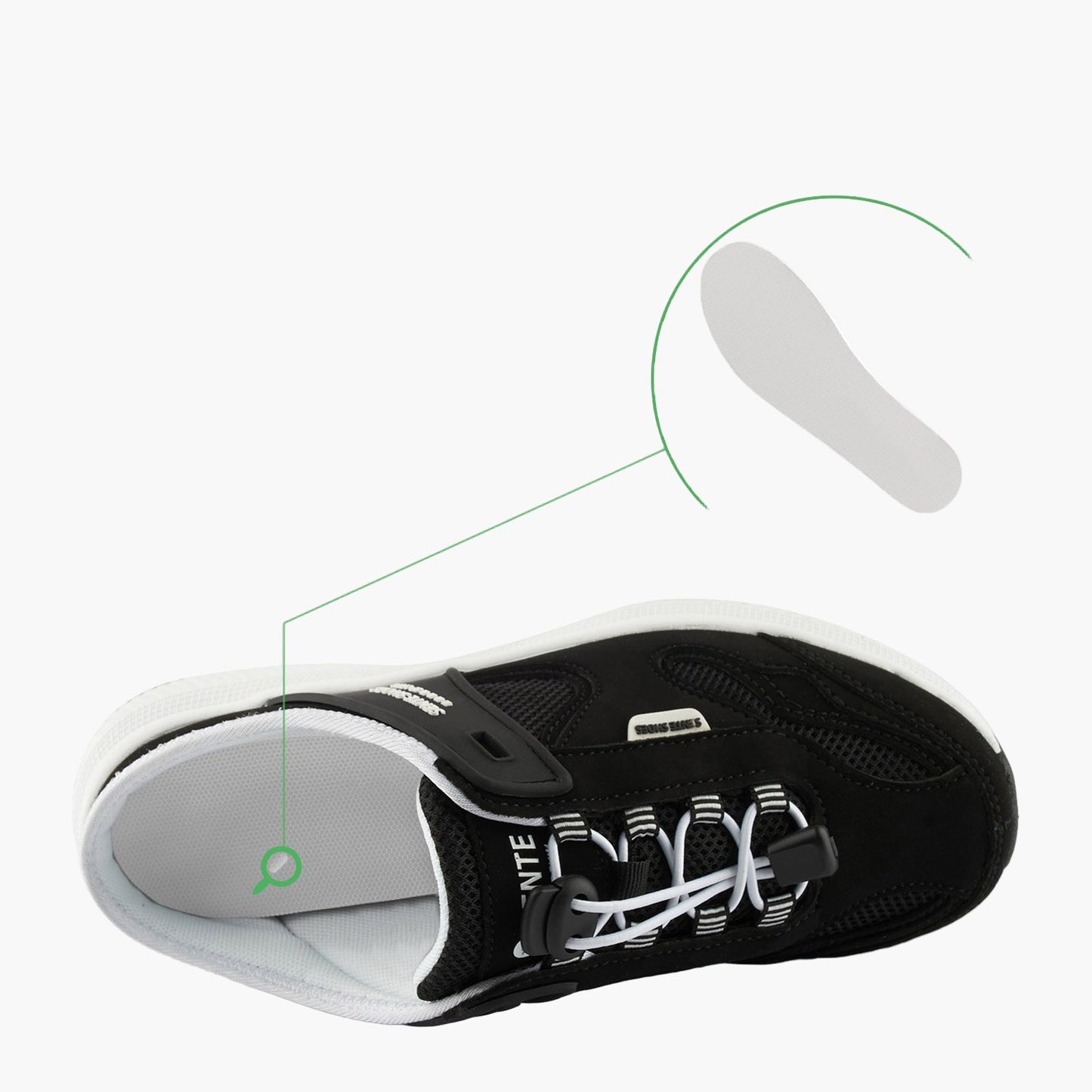 Unisex Komfort Slip-On Sportschuh für Freizeit und Alltag