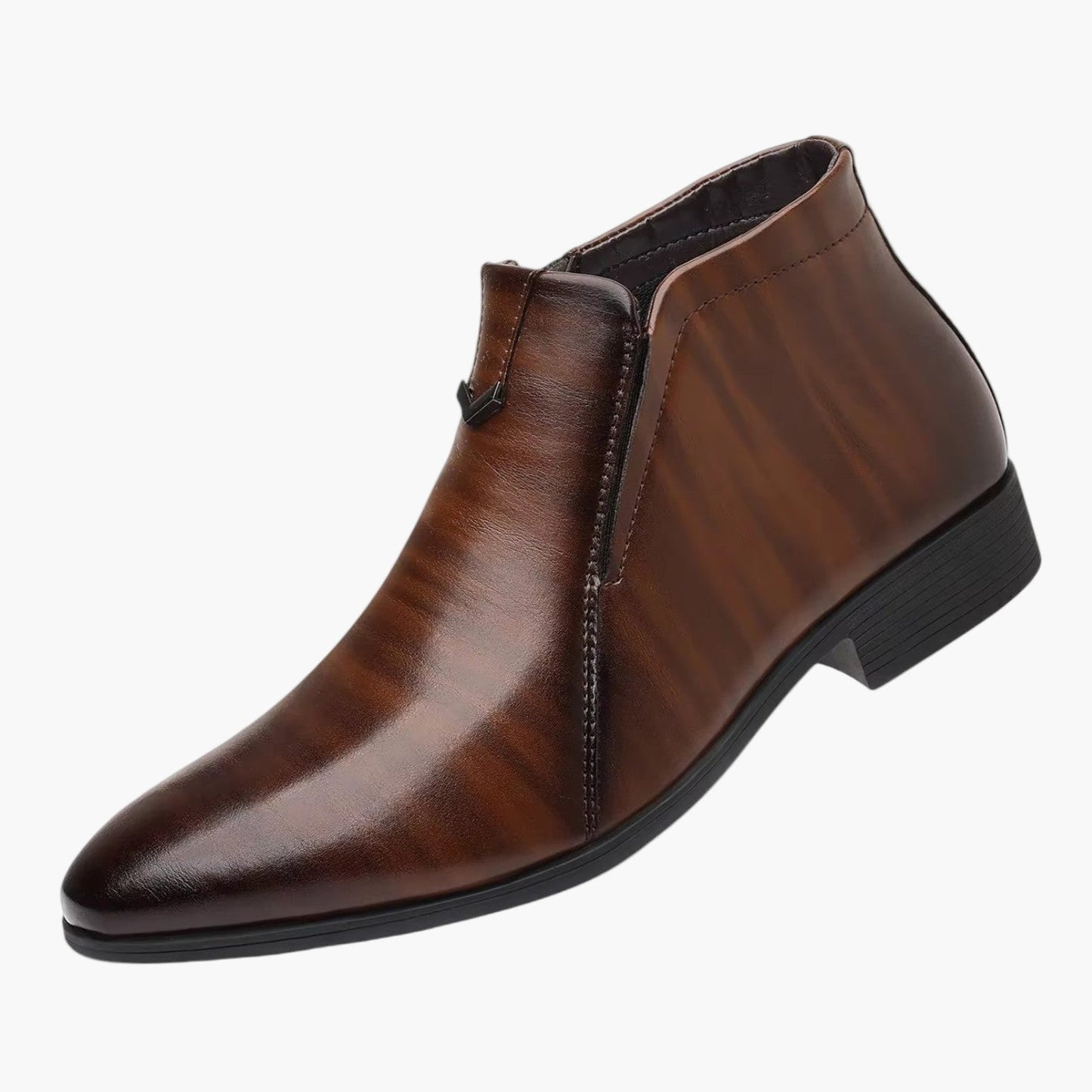 Herren Retro Leder Stiefeletten – Elegante High-Top Business & Freizeit Schuhe