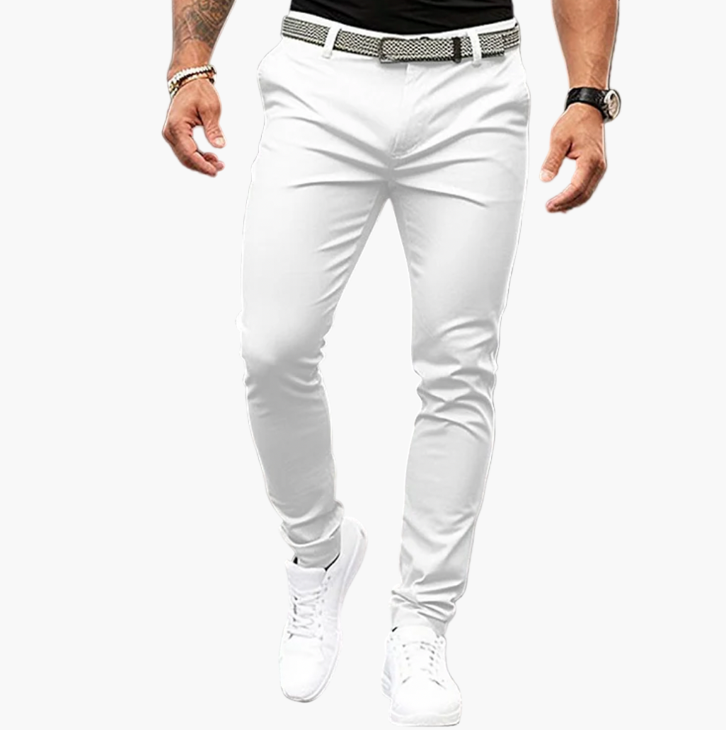 Herren Slim Fit Business Chinohose – Modische Freizeithose für Alltag und Anlass