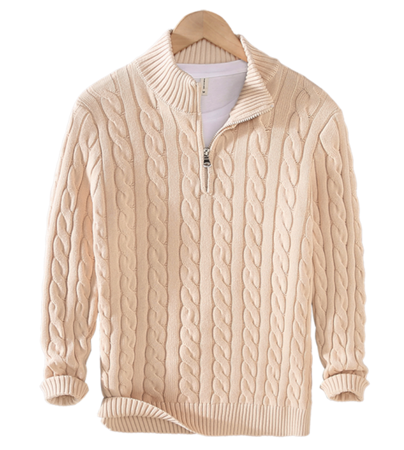 Julian - Half-Zip Sweater - Herren Komfort und Stil