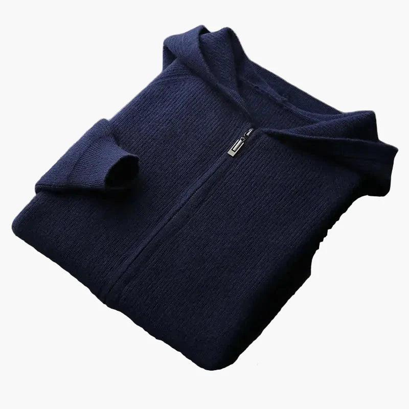 Herren Strick Kapuzenjacke – Bequemer Casual Cardigan für Alltag und Freizeit