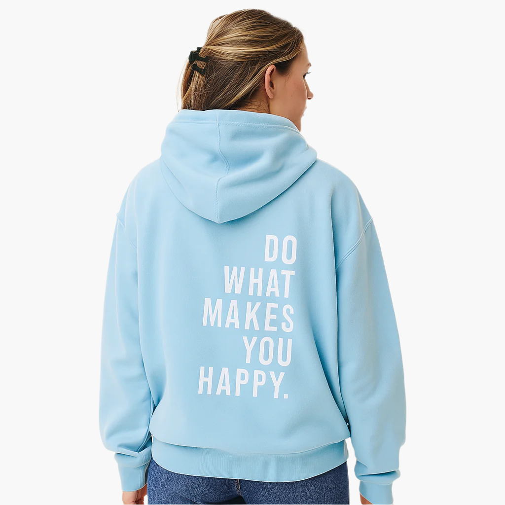 Damen Kapuzenpullover mit Textdruck – Lässiger Motivations-Hoodie für Alltag und Freizeit