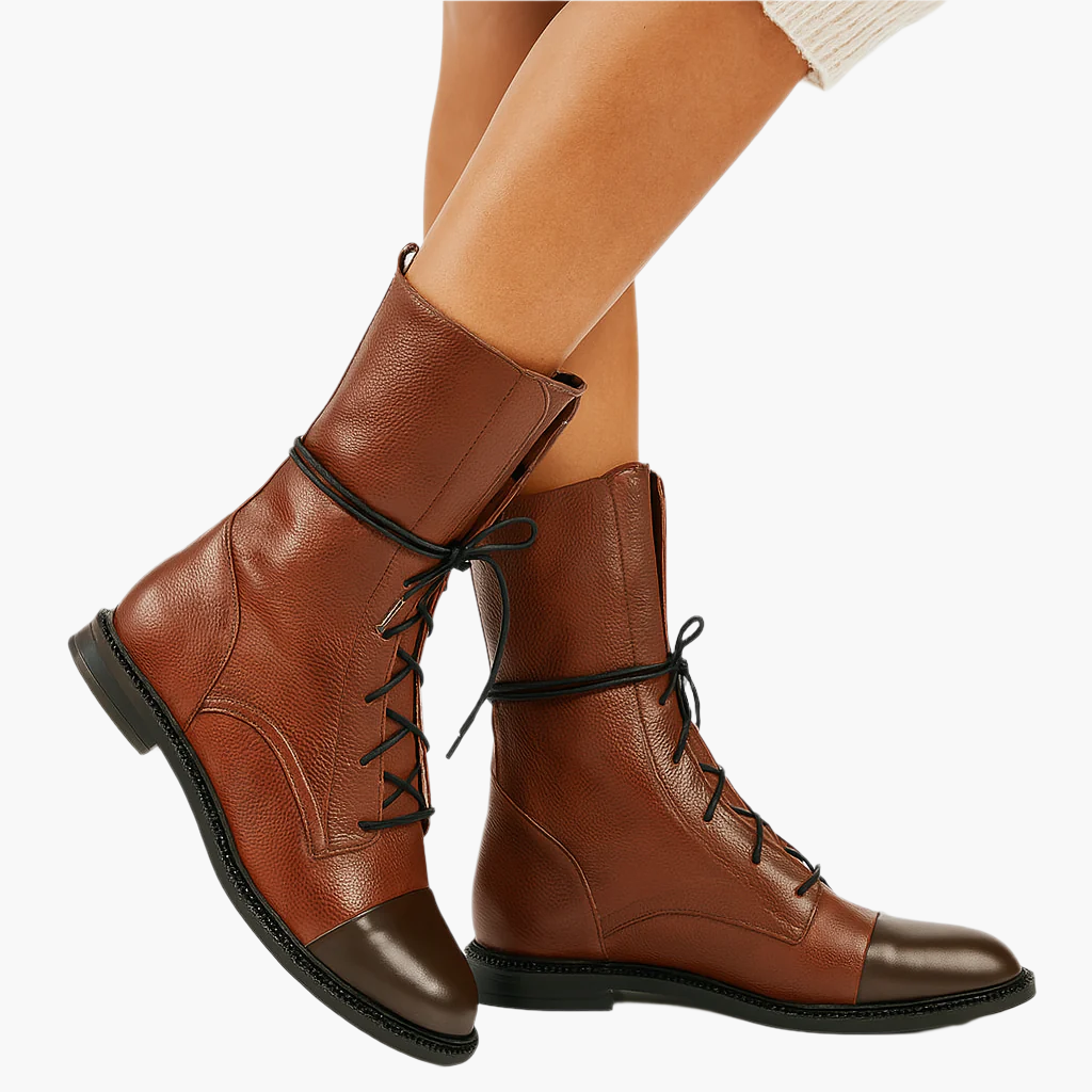 Damen Klassische Schnürstiefeletten – Elegante Alltagsschuhe mit modernem Design
