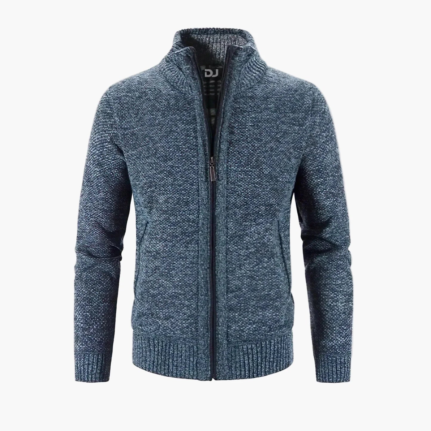 Herren Strickjacke mit Reißverschluss – Modernes Urban-Design für Freizeit & Büro