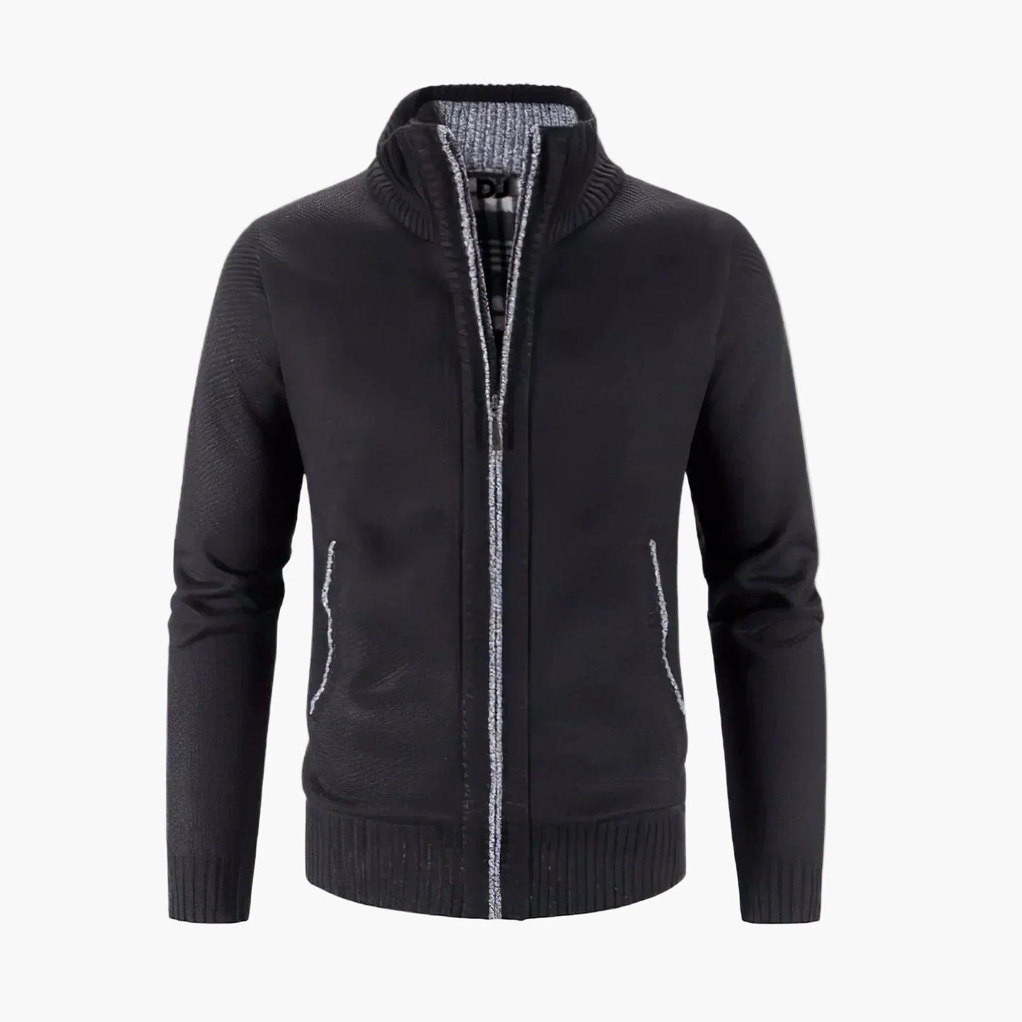 Herren Strickjacke mit Reißverschluss – Modernes Urban-Design für Freizeit & Büro