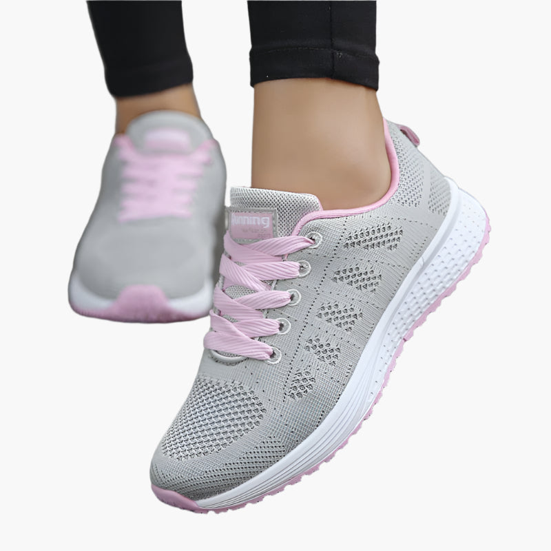 Damen Sneaker Leicht Atmungsaktiv Bequeme Laufschuhe für Alltag und Sport