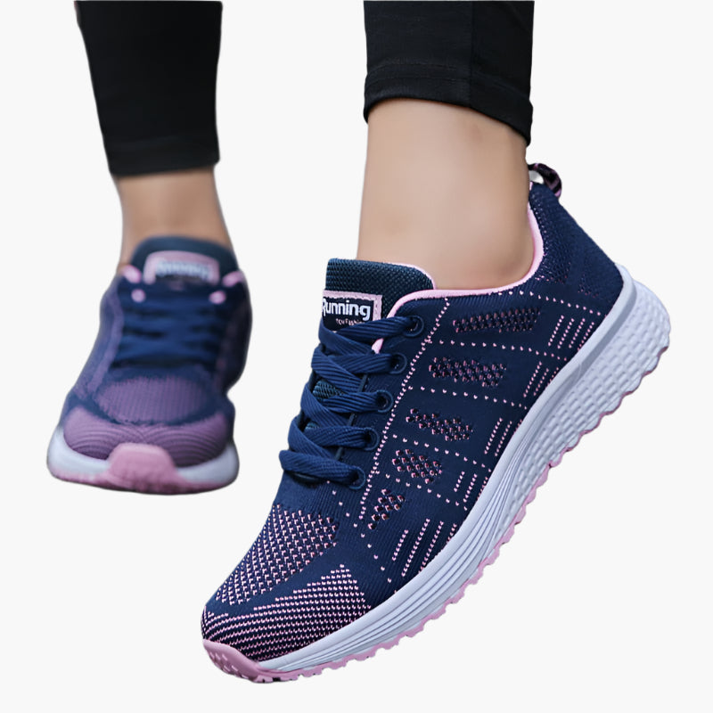 Damen Sneaker Leicht Atmungsaktiv Bequeme Laufschuhe für Alltag und Sport