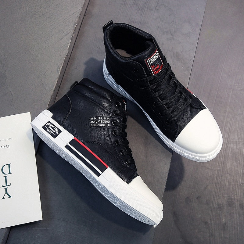 Herren High-Top Sneaker – Modischer Freizeitschuh für Herbst und Winter