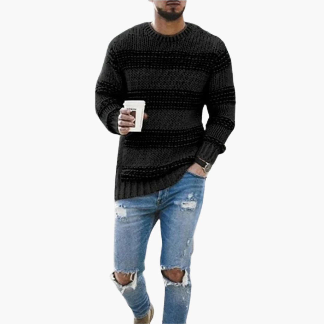 Herren Strickpullover im Norweger-Stil – Modischer Winterpullover für Freizeit & Alltag