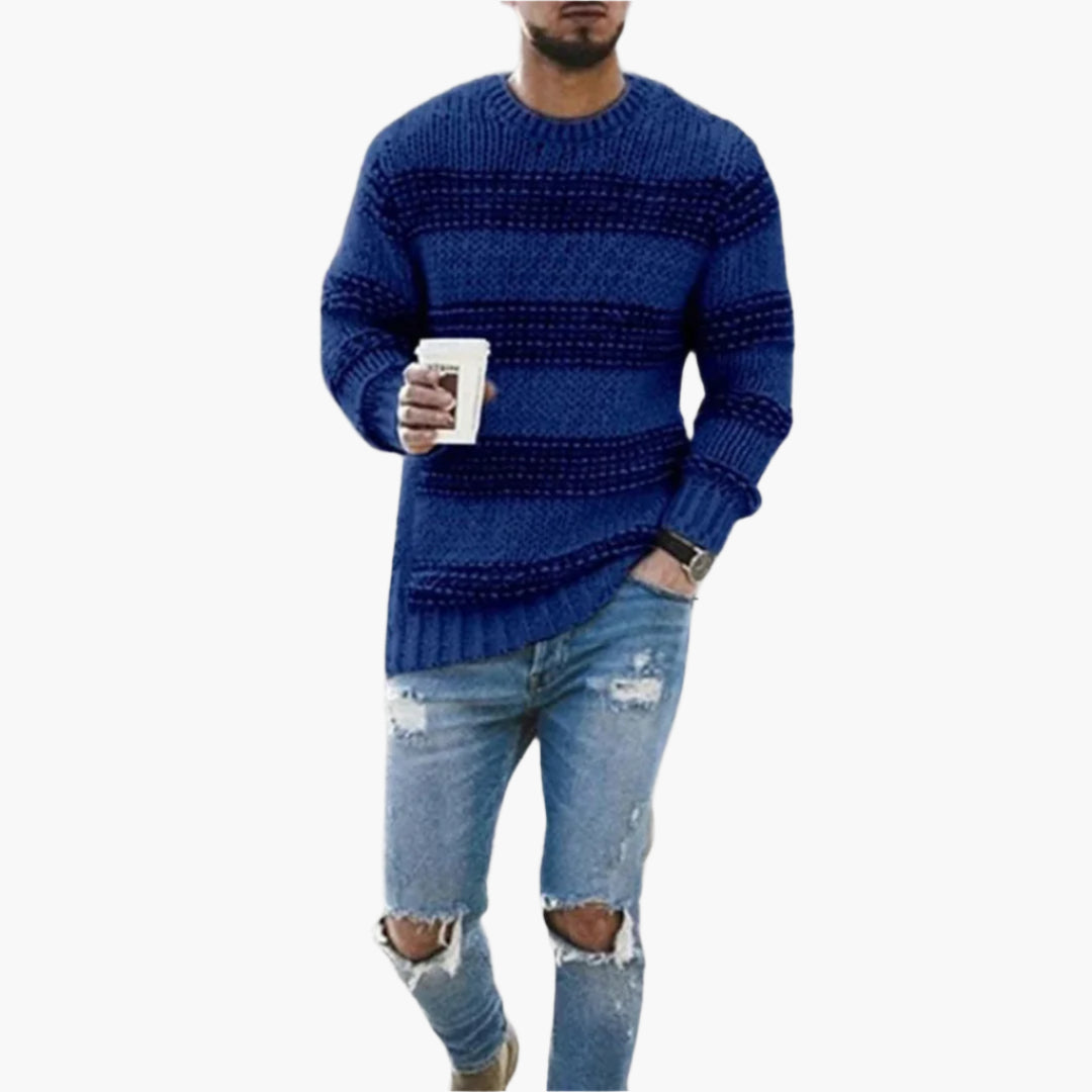 Herren Strickpullover im Norweger-Stil – Modischer Winterpullover für Freizeit & Alltag