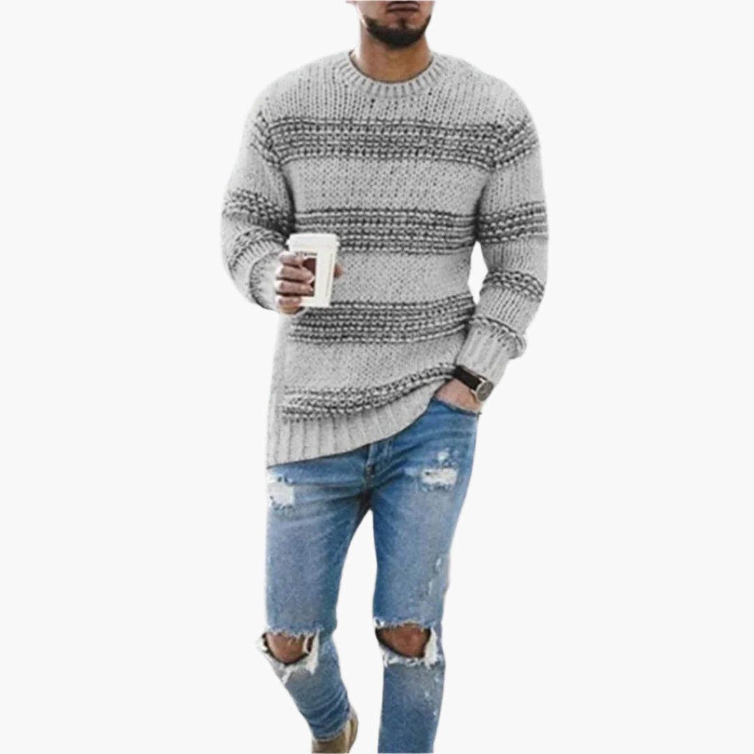 Herren Strickpullover im Norweger-Stil – Modischer Winterpullover für Freizeit & Alltag