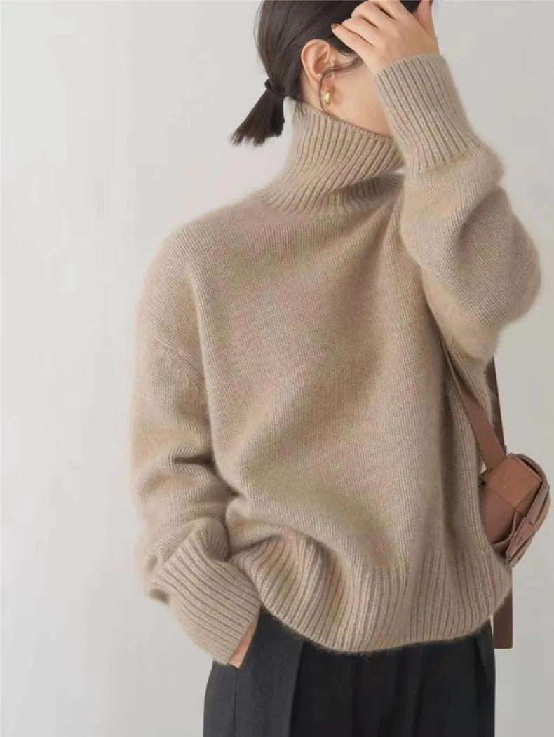Elena - Eleganter Rollkragenpullover