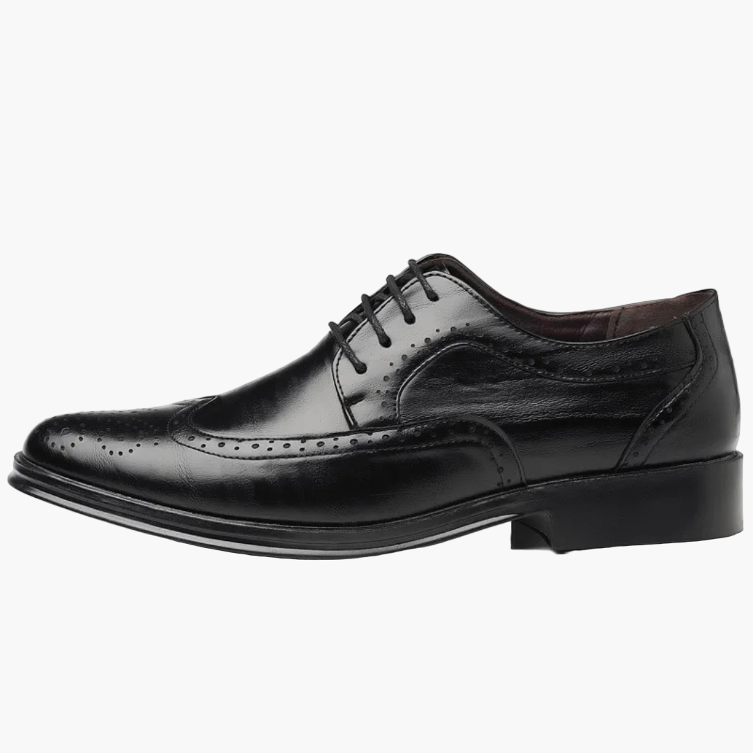 Herren Business Oxford Schuhe Klassisch Brogue Eleganz für Anzug & Büro