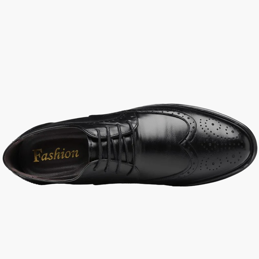 Herren Business Oxford Schuhe Klassisch Brogue Eleganz für Anzug & Büro