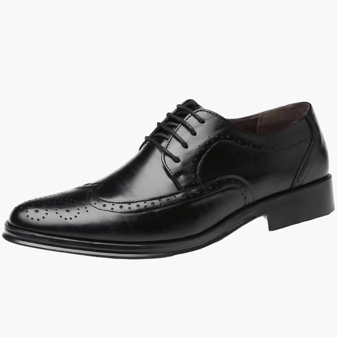 Herren Business Oxford Schuhe Klassisch Brogue Eleganz für Anzug & Büro