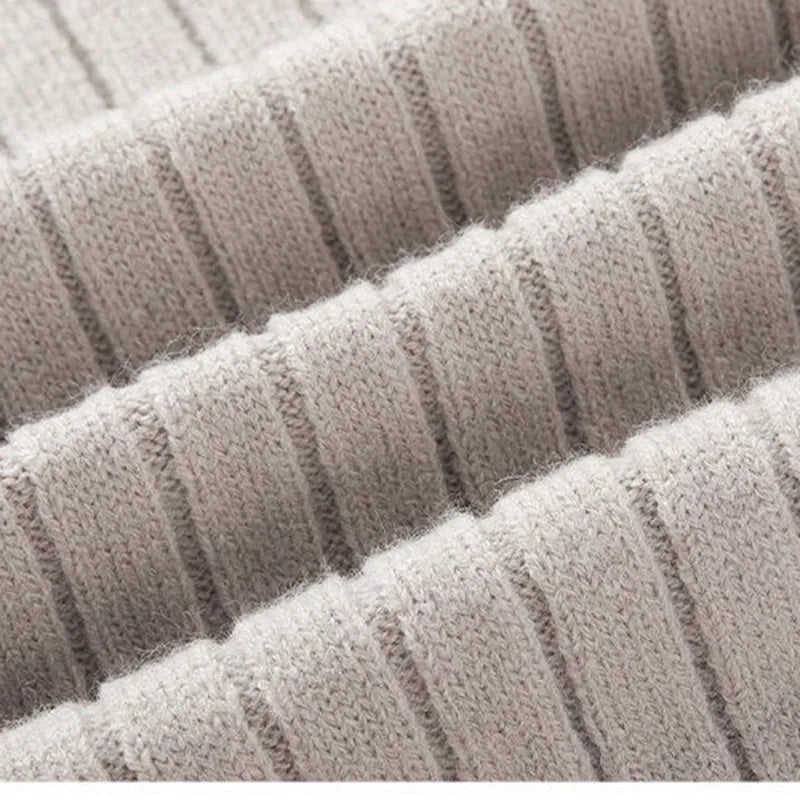 Herren Strickpullover mit halbem Reißverschluss – Eleganter Rippstrick für Business & Freizeit