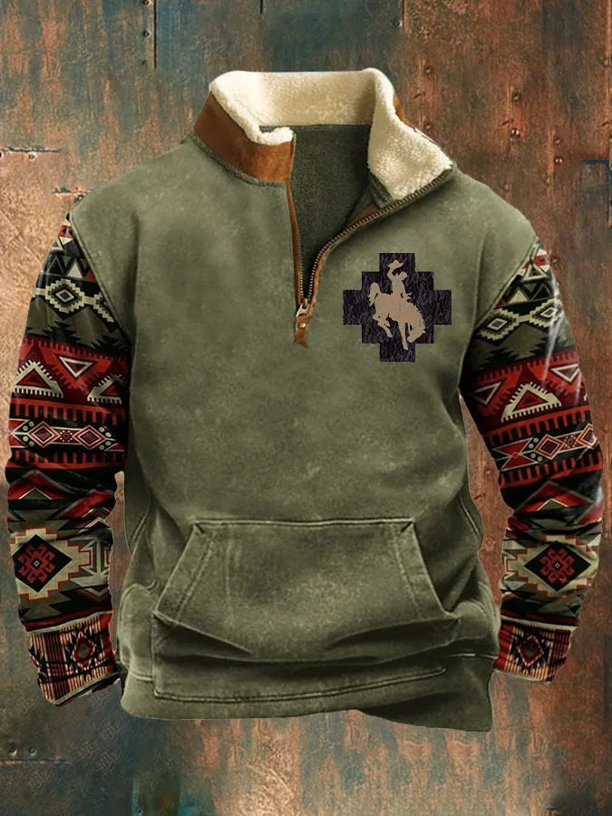 Leon - Vintage Hoodie mit 3D-Print