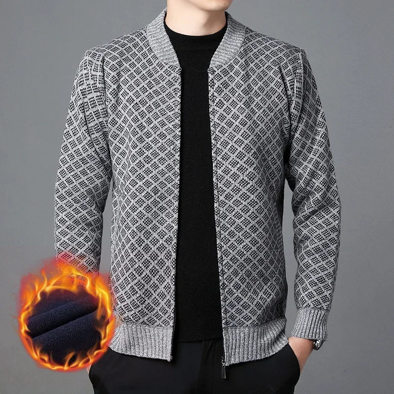 Anders - Warme Winter-Strickjacke für Herren