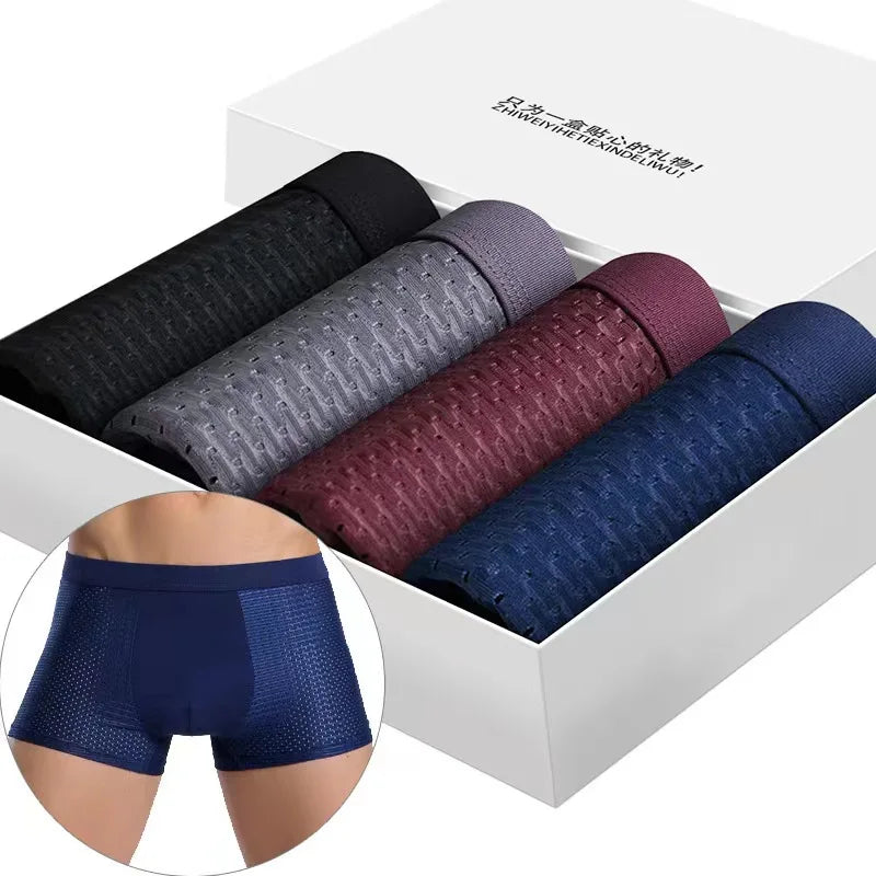 Maxim – Herren Unterwäsche Boxer Shorts im 4er-Pack